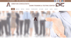 Desktop Screenshot of ambitionconsultants.com